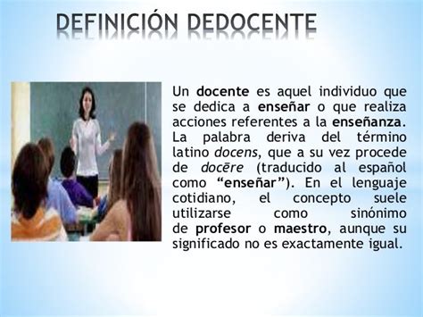 docente significado